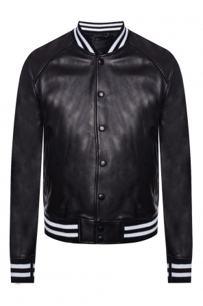 Leather bomber jacket, zdjęcie 1 Leather bomber jacket od Diesel Black Gold